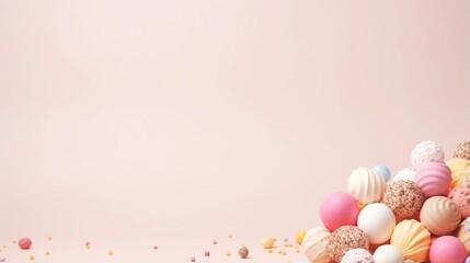 candy balls background.