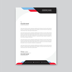 Vector modern business and corporate letterhead template