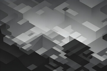 Abstract background of 3D square and cube crystal pattern technology digital modern theme poly art style