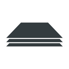 Paper icon vector on trendy design