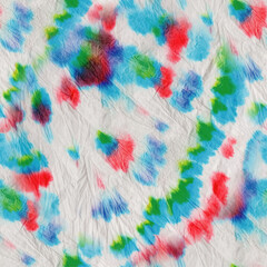 Tie Dye Paint. Grunge Tiedye Pattern. Flower Rainbow Tiedye. Multicolor Swirl Background. Gradient Floral Background Blue 1960 Tye Dye. Seamless Vector Print. Bright Tie Dye. Pink Swirl Pattern.