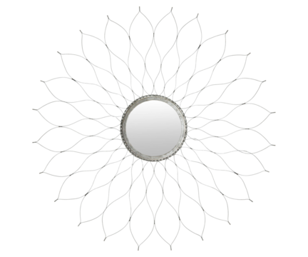Image of Classic Vintage Sunburst Circle Mirror