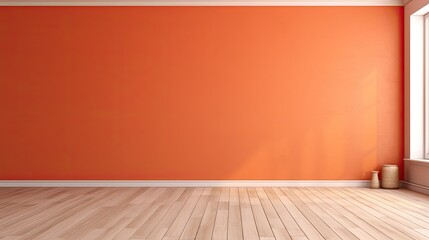 room with wooden floor and wall