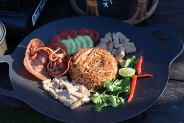 Thai foods on the table