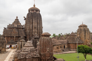Lingaraj Temple, built in 11th century, is dedicated to Lord Shiva and is considered as the largest temple of the city.Old Town, Bhubaneswar, Odisha, India