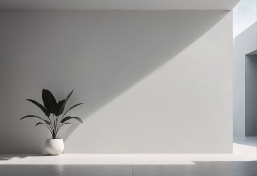 white interior of a modern minimalist design white interior of a modern minimalist design modern interior with empty white wall. 3d rendering
