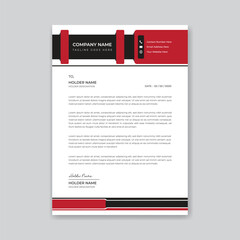 Vector modern business and corporate letterhead template