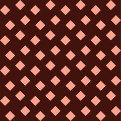 Seamless pattern with geometric motifs in 2 colors. Vector illustration.