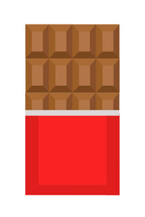 chocolate bar vector illustration