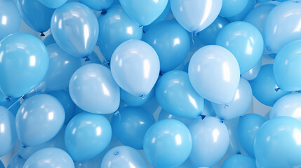 Blue Balloons Background