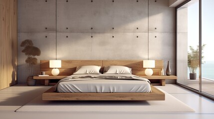Interior design of bedroom