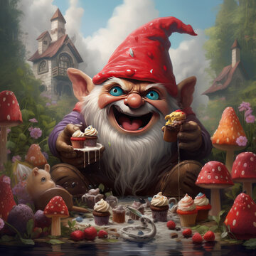Gnomes of different walks of life and hobbies