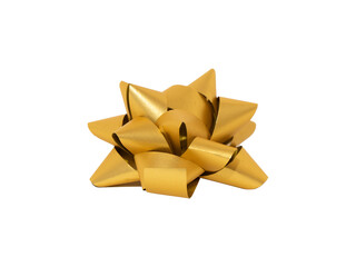golden gift bow