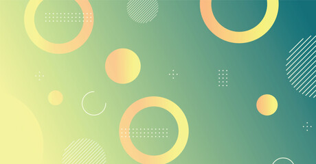 Abstract minimal gradient geometric circle background