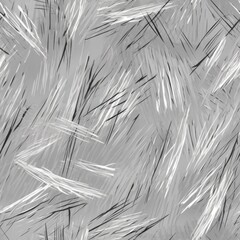 Obraz premium Abstract graphite pencil drawing on white background, seamless pattern. Abstract black and white pattern design for textile or fabric. Chaos lines. Hatch pencil stain.