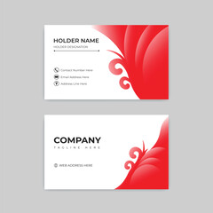 vector modern professional business card,elegant corporate card and template.
