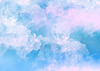 abstract watercolor background with clouds fairy like background