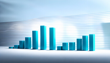 business graph business chart 3D background
