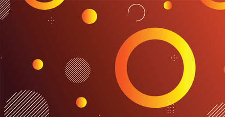 Abstract minimal gradient geometric circle background