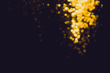 Abstract gold bokeh luxury