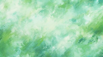 Fototapeta na wymiar Green abstract background material with impressive hand-drawn texture Oil painting Impressionism, Generative AI