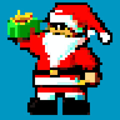 Obraz premium Vector de Navidad - Papá Noel -Santa Claus - Chrismas 