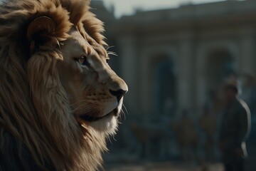 close up portrait of a lion close up portrait of a lion close up of a lion with a lion head