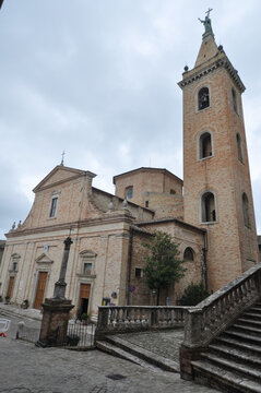 Ripatransone cathedral in Ripatransone