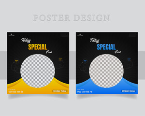 Vector illustrations for food restaurant marketing
 material, ads, templates, social media poster design. 