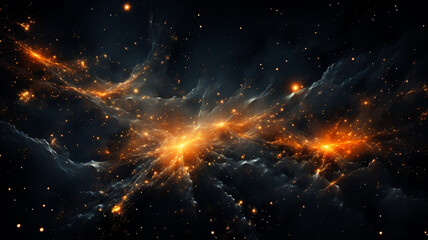 Fototapeta premium A backdrop of deep space and cosmic nebulas.