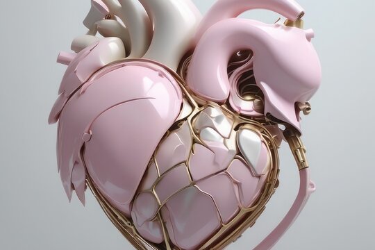 heart shaped human organ heart shaped human organ heart shaped human anatomy. medical illustration for medical concept.