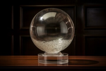 A spherical object used in the sport of golf. Generative AI