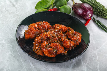 Chinese cuisine - Chicken manchurian gravy