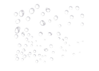 water drops isolated in white  background.  water drops png. water vapors PNG . Png Water  - Powered by Adobe