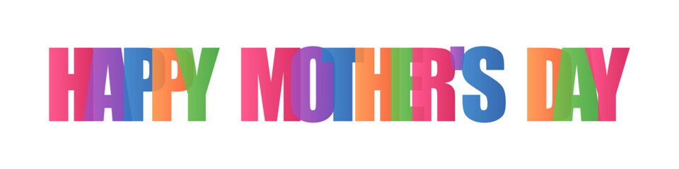 happy mother's day vector banner design