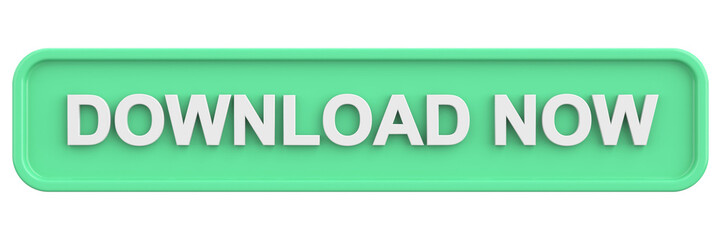 Download now button. 3D illustration.
