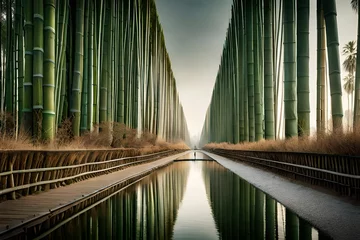 Foto auf Acrylglas bridge over river © Sofia Saif