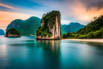 Zelfklevend Fotobehang tropical island country © Sofia Saif