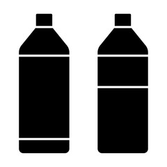 シンプルなペットボトルのアイコン