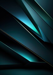Overlapping layers of 3D blue luxury abstract background