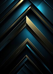 Overlapping layers of 3D blue luxury abstract background