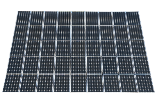 Solarzellen freigestellt