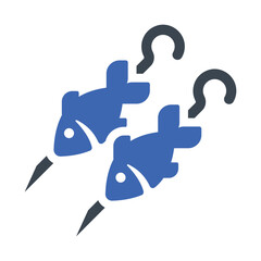Fish skewer Icon
