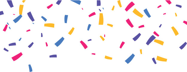 bright colored confetti decoration for the festival, birthday for any holiday