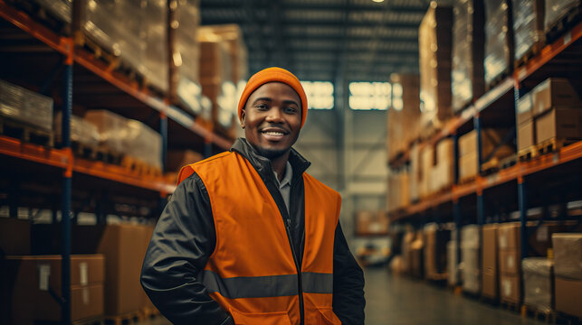 worker in warehouse