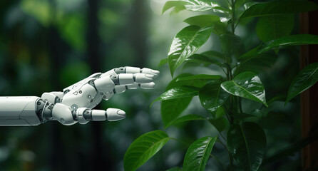 Artificial intelligence, changes in the surrounding world, technological revolution. 