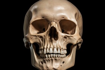 Isolated human skull