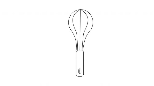 animated video sketch of the egg beater icon