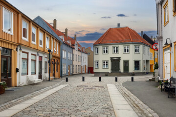 Residential district Bakklandet, Trondheim