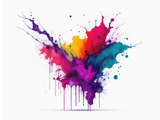 Watercolor splash effect
